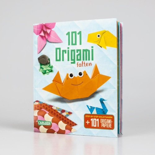Buchcover und Innenansicht für das Buch: 101 Origami falten