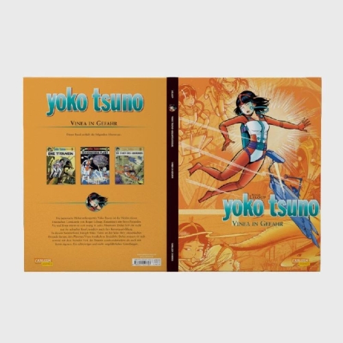 Buchcover und Innenansicht für das Buch: Yoko Tsuno Sammelband 04: Vinea in Gefahr