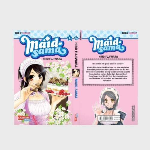 Buchcover und Innenansicht für das Buch: Kaichou wa Maid-sama!