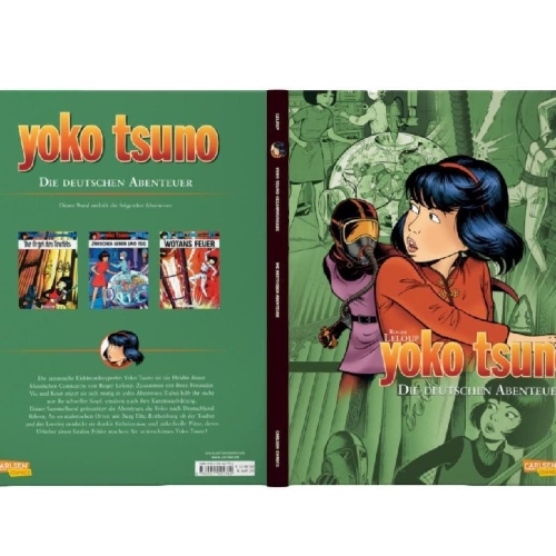 Buchcover und Innenansicht für das Buch: Yoko Tsuno Sammelband 01: Die deutschen Abenteuer