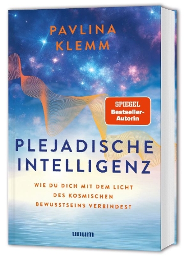 Buchcover und Innenansicht für das Buch: Plejadische Intelligenz