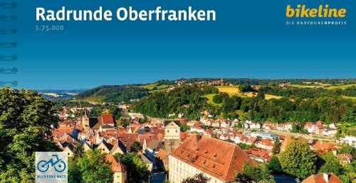 Buchcover und Innenansicht für das Buch: Radrunde Oberfranken