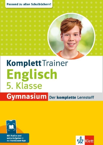 Buchcover und Innenansicht für das Buch: Klett KomplettTrainer Gymnasium Englisch 5. Klasse