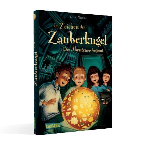 Buchcover und Innenansicht für das Buch: Im Zeichen der Zauberkugel 01: Das Abenteuer beginnt
