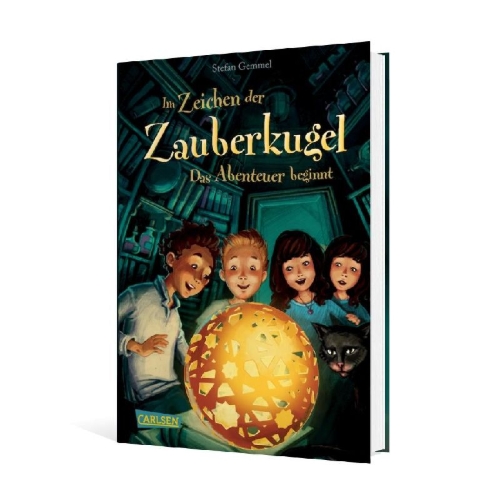 Buchcover und Innenansicht für das Buch: Im Zeichen der Zauberkugel 01: Das Abenteuer beginnt