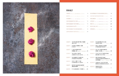 Buchcover und Innenansicht für das Buch: Perfektion Pasta