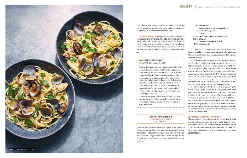 Buchcover und Innenansicht für das Buch: Perfektion Pasta