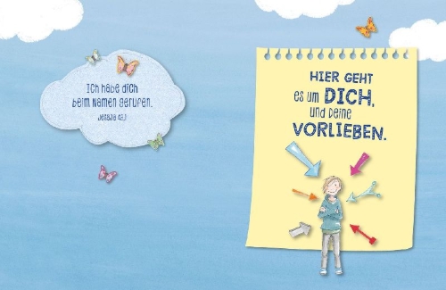 Buchcover und Innenansicht für das Buch: Das Kreativbuch über mich, mein Leben und Gott