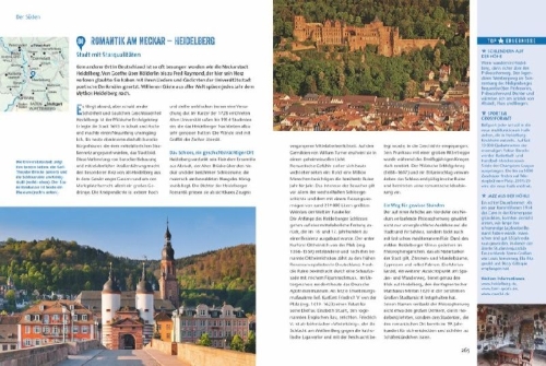 Buchcover und Innenansicht für das Buch: Das Reisebuch Deutschland