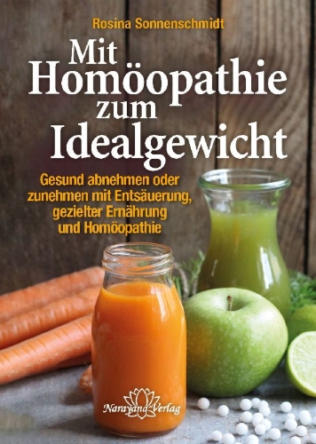 Buchcover und Innenansicht für das Buch: Mit Homöopathie zum Idealgewicht