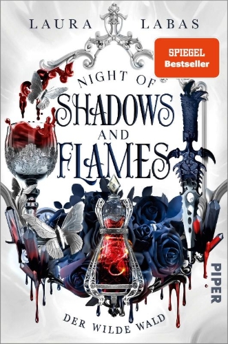 Buchcover und Innenansicht für das Buch: Night of Shadows and Flames - Der Wilde Wald