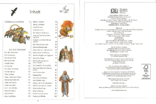 Buchcover und Innenansicht für das Buch: The Children's Illustrated Bible