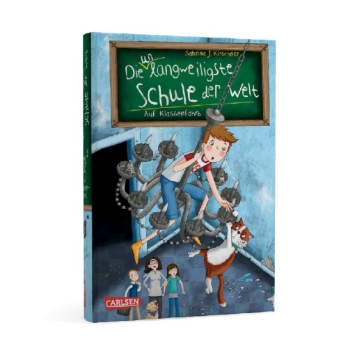 Buchcover und Innenansicht für das Buch: Die unlangweiligste Schule der Welt 1: Auf Klassenfahrt