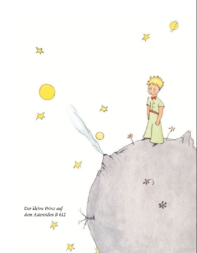 Buchcover und Innenansicht für das Buch: Der Kleine Prinz. Die Originalausgabe
