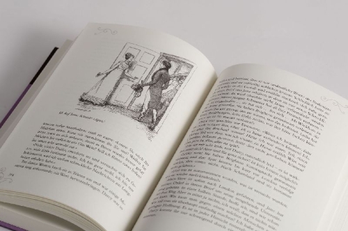 Buchcover und Innenansicht für das Buch: Stolz und Vorurteil
