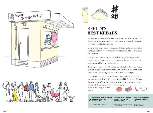 Buchcover und Innenansicht für das Buch: Soul of Berlin- A guide to exceptional experiences