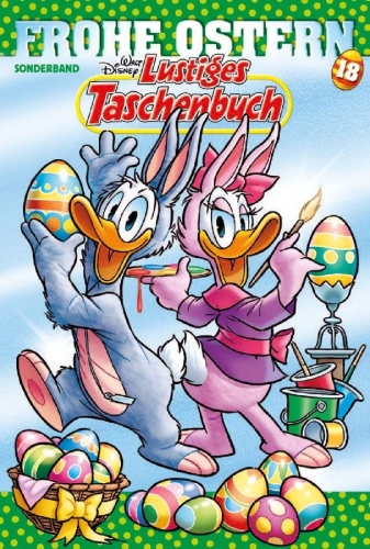 Buchcover und Innenansicht für das Buch: Lustiges Taschenbuch Frohe Ostern 18
