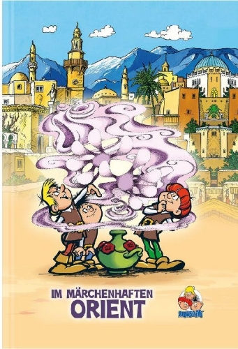 Buchcover und Innenansicht für das Buch: Im märchenhaften Orient - Flexcover