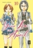 Buchcover und Innenansicht für das Buch: Shigatsu wa Kimi no Uso
