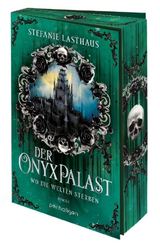 Buchcover und Innenansicht für das Buch: Der Onyxpalast - Wo die Welten sterben