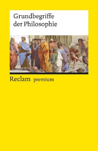 Buchcover und Innenansicht für das Buch: Grundbegriffe der Philosophie