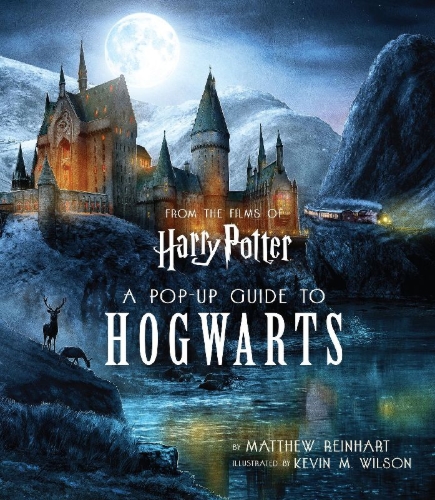 Buchcover und Innenansicht für das Buch: Harry Potter: A Pop-Up Guide to Hogwarts
