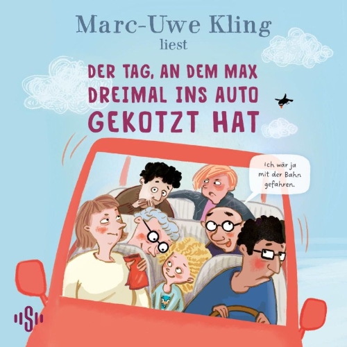 Buchcover und Innenansicht für das Buch: Der Tag, an dem Max dreimal ins Auto gekotzt hat