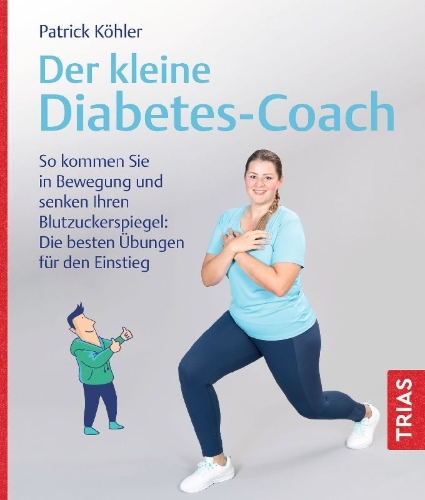 Buchcover und Innenansicht für das Buch: Der kleine Diabetes-Coach