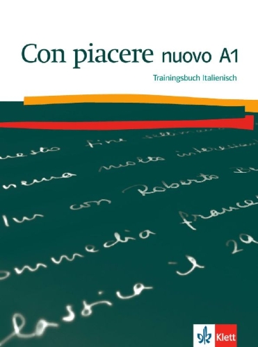 Buchcover und Innenansicht für das Buch: Con piacere nuovo A1. Trainingsbuch Italienisch