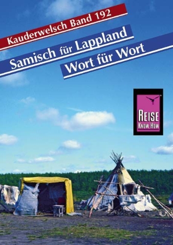 Buchcover und Innenansicht für das Buch: Samisch für Lappland. Wort für Wort. Kauderwelsch