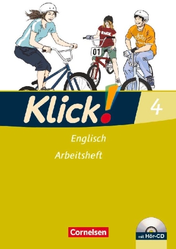Buchcover und Innenansicht für das Buch: Klick! Englisch 4: 8. Schuljahr - Arbeitsheft mit Hör-CD