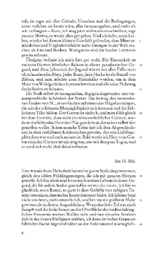 Buchcover und Innenansicht für das Buch: Die Leiden des jungen Werther