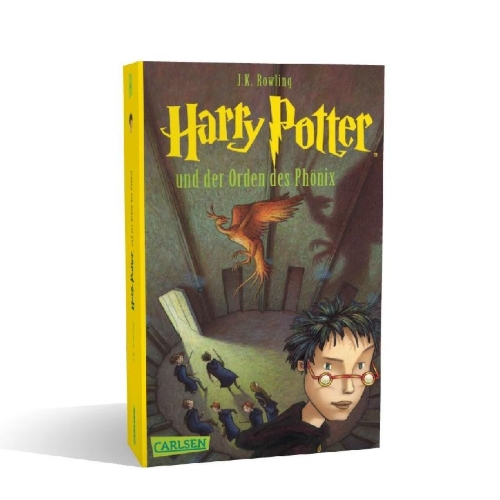 Buchcover und Innenansicht für das Buch: Harry Potter and the Order of the Phoenix