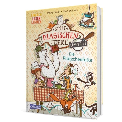 Buchcover und Innenansicht für das Buch: Die Schule der magischen Tiere ermittelt 6: Die Plätzchenfalle