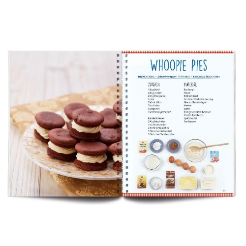 Buchcover und Innenansicht für das Buch: Kinderleichte Becherküche - Plätzchen, Kekse, Cookies & Co.