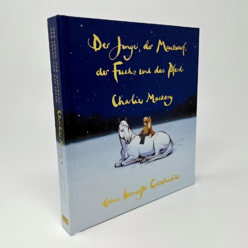 Buchcover und Innenansicht für das Buch: The boy, the mole, the fox and the horse. The animated story