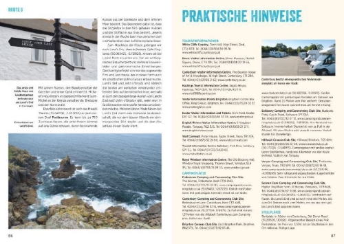 Buchcover und Innenansicht für das Buch: Europa mit dem Wohnmobil