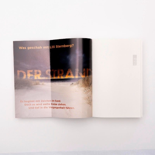 Buchcover und Innenansicht für das Buch: Der Strand: Vergessen