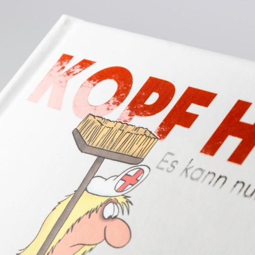 Buchcover und Innenansicht für das Buch: Uli Stein: Gute Wünsche!: Kopf hoch! Schwarzer Humor hilft