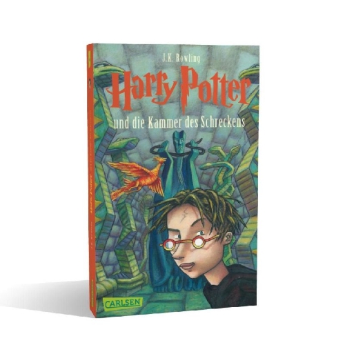 Buchcover und Innenansicht für das Buch: Harry Potter and the Chamber of Secrets
