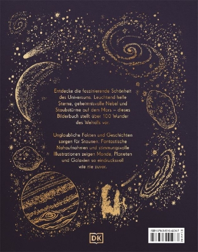 Buchcover und Innenansicht für das Buch: Wundervolle Welt der Sterne