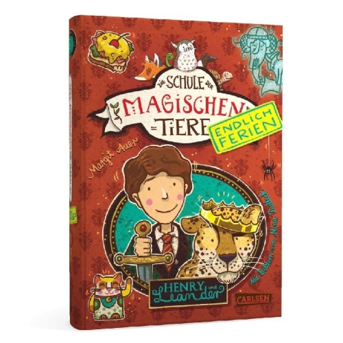 Buchcover und Innenansicht für das Buch: Die Schule der magischen Tiere - Endlich Ferien 3: Henry und Leander