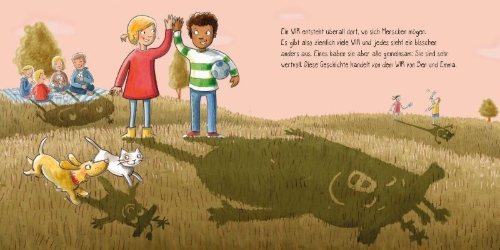Buchcover und Innenansicht für das Buch: Das kleine WIR