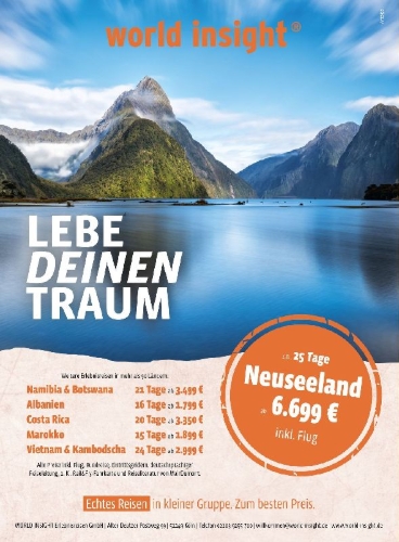 Buchcover und Innenansicht für das Buch: DUMONT Bildatlas Neuseeland
