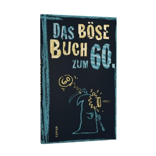 Buchcover und Innenansicht für das Buch: Das böse Buch zum 60.