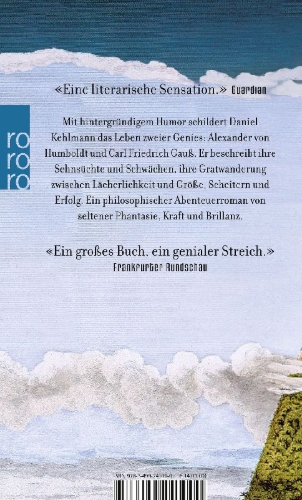 Buchcover und Innenansicht für das Buch: Die Vermessung der Welt