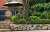 Buchcover und Innenansicht für das Buch: Mediterranes Gartendesign