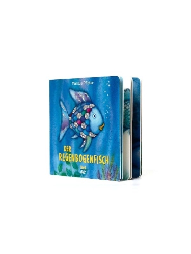Buchcover und Innenansicht für das Buch: Der Regenbogenfisch