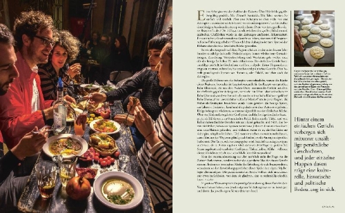 Buchcover und Innenansicht für das Buch: Abraham's Kitchen