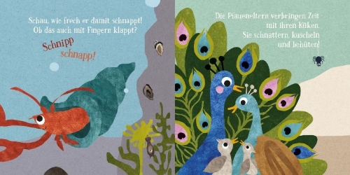 Buchcover und Innenansicht für das Buch: Baby Pixi (unkaputtbar) 124: Summen und wackeln, schlummern und zappeln